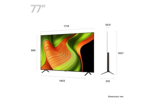 Oled - 77", cm)